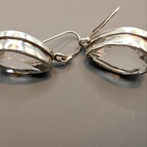 Sterling Silver French hook Tear Drop Earrings